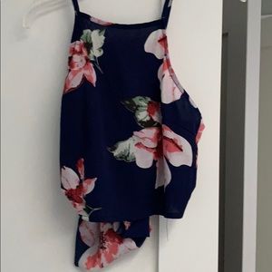 Floral crop top